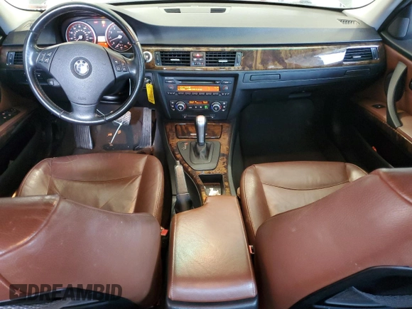2007 BMW 3 Series 335i with VIN WBAVB73507PA87352, listed as a Copart auction lot 54055315 with 179,333 mi miles and Salvage title. Bid and sale history available at DreamBid. Image 8.