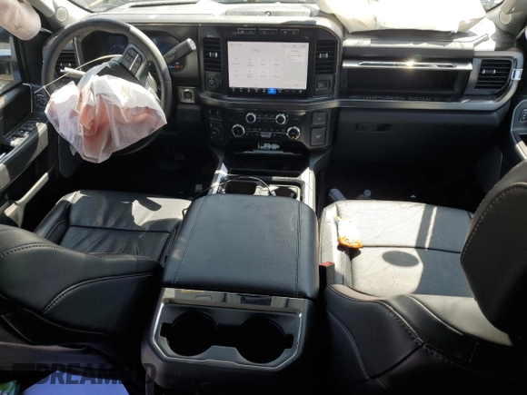 2024 Ford F-250 XL with VIN 1FT8W2BM3REC77366, listed as a Copart auction lot 56059195 with 6,038 mi miles and Salvage title. Bid and sale history available at DreamBid. Image 8.