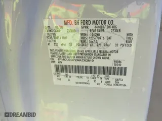 2010 Ford Escape XLT with VIN 1FMCU0D72AKC62810, listed as a IAAI auction lot 41343848 with 227,622 mi miles. Bid and sale history available at carsss.com. Image 9.
