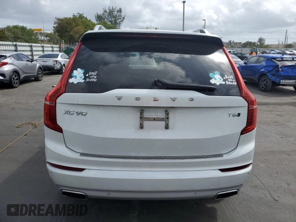 2019 Volvo XC90 Momentum with VIN YV4A22PK5K1441019, listed as a Copart auction lot 47583915 with 77,550 mi miles and Salvage Title. Bid and sale history available at carsss.com. Image 6.