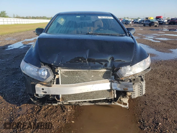 2010 Honda Civic Cpe LX with VIN 2HGFG1B6XAH520072, listed as a Copart auction lot 50145875 with 103,026 mi miles and Salvage Title. Bid and sale history available at carsss.com. Image 5.
