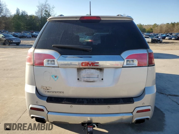2013 GMC Terrain Denali with VIN 2GKFLYE38D6352599, listed as a Copart auction lot 42689235 with 216,280 mi miles and Salvage Title. Bid and sale history available at DreamBid. Image 6.