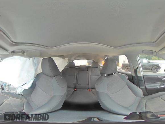 2019 Toyota RAV4 XLE with VIN 2T3P1RFV6KC060285, listed as a Copart auction lot 59195955 with 136,942 mi miles and Salvage title. Bid and sale history available at DreamBid. Image 14.