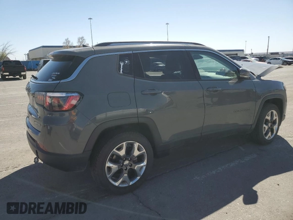 2020 Jeep Compass Limited z VIN 3C4NJDCB0LT215585, wystawiony jako Copart lot #50171655 z przebiegiem 105 579 mil mil oraz Szkoda całkowita • Salvage title. Historia ofert i sprzedaży dostępna na DreamBid. Obrazek 3.