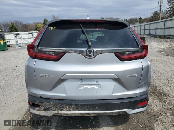 2022 Honda CR-V EX-L with VIN 2HKRW2H86NH604576, listed as a Copart auction lot 53248525 with 71,259 mi miles and Salvage Title. Bid and sale history available at carsss.com. Image 6.
