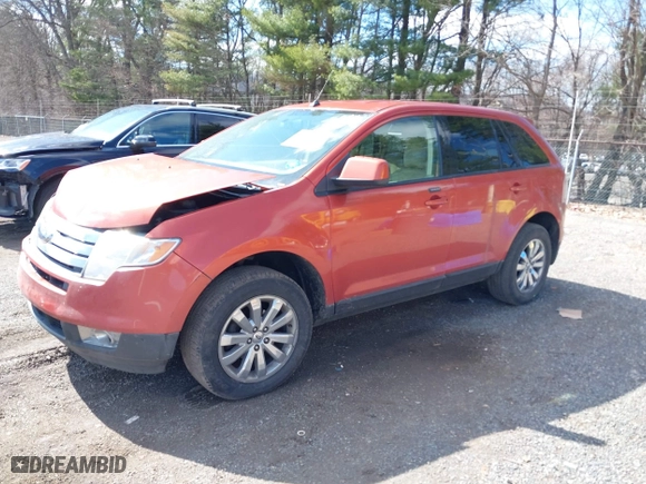 2007 Ford Edge SEL with VIN 2FMDK38C77BB52602, listed as a IAAI auction lot 41806332 with 156,618 mi miles. Bid and sale history available at carsss.com. Image 2.