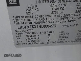 2017 Buick Envision Premium I with VIN LRBFXESX1HD086273, listed as a IAAI auction lot 41879594 with 52,409 mi miles and . Bid and sale history available at DreamBid. Image 9.