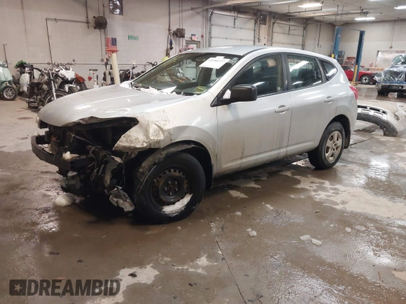 2009 Nissan Rogue S with VIN JN8AS58V79W444793, listed as a IAAI auction lot 41580727 with 183,911 mi miles. Bid and sale history available at carsss.com. Image 2.