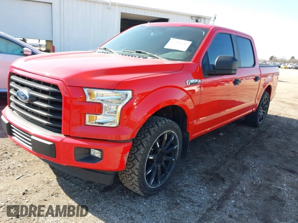 2017 Ford F-150 XL with VIN 1FTEW1EF1HKE08840, listed as a IAAI auction lot 41780630 with 120,383 mi miles and . Bid and sale history available at DreamBid. Image 2.