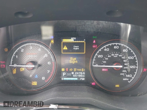 2021 Subaru Forester Special Sports with VIN JF2SKARC0MH506247, listed as a IAAI auction lot 42323287 with 65,186 mi miles and . Bid and sale history available at DreamBid. Image 7.