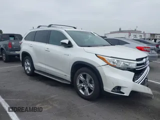2016 Toyota Highlander Limited with VIN 5TDDCRFH9GS015341, listed as a IAAI auction lot 42572982 with 66,247 mi miles and . Bid and sale history available at DreamBid. Image 1.