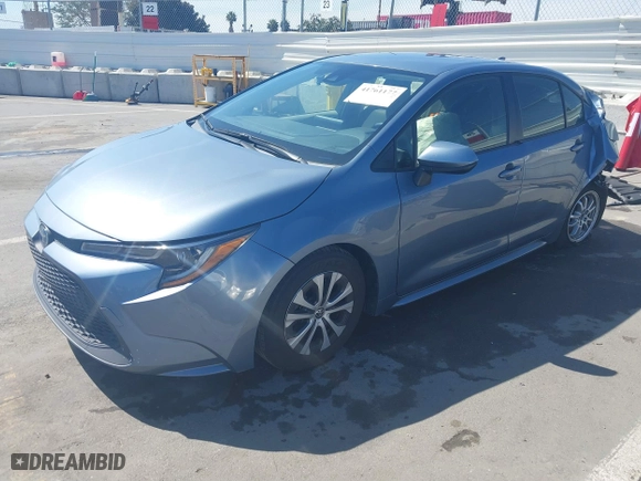 2022 Toyota Corolla Hybrid LE with VIN JTDEAMDE8N3003511, listed as a IAAI auction lot 41761177 with 1 mi miles. Bid and sale history available at carsss.com. Image 17.
