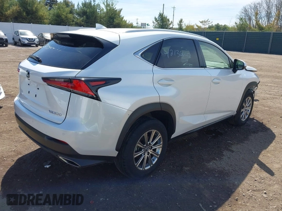 2021 Lexus NX 300 with VIN JTJDARDZXM5021147, listed as a IAAI auction lot 42136647 with 10,597 mi miles and . Bid and sale history available at DreamBid. Image 4.