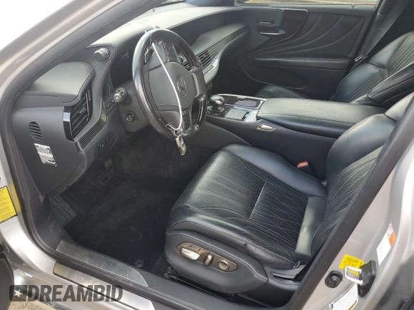 2019 Lexus LS 500 with VIN JTHB51FF0K5007160, listed as a Copart auction lot 42349845 with 65,047 mi miles and Salvage title. Bid and sale history available at DreamBid. Image 7.