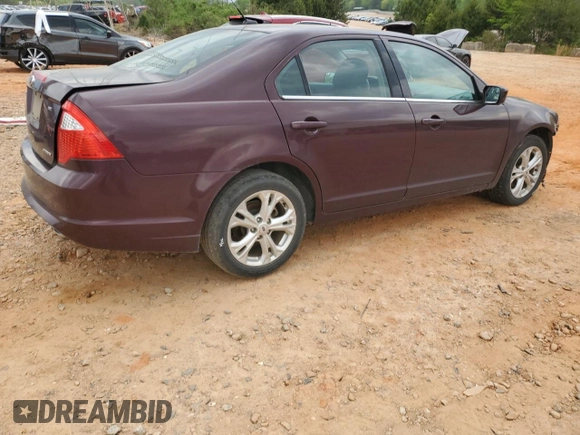 2012 Ford Fusion SE with VIN 3FAHP0HG2CR418523, listed as a Copart auction lot 52574915 with 125,359 mi miles and Salvage Title. Bid and sale history available at carsss.com. Image 3.