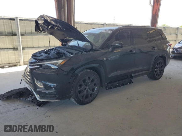 2024 Lexus TX 500h F Sport Premium with VIN 5TDABAB67RS003588, listed as a Copart auction lot 57474385 with Not provided miles and Salvage title. Bid and sale history available at DreamBid. Image 1.