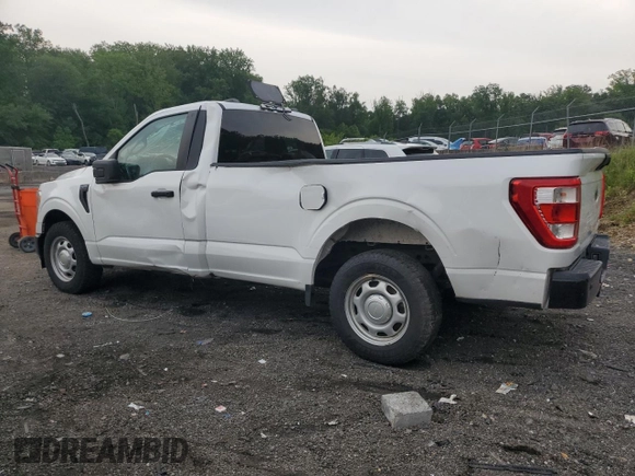 2022 Ford F-150 XL with VIN 1FTMF1CB5NKD89975, listed as a Copart auction lot 57443525 with 65,183 mi miles and Clean title. Bid and sale history available at DreamBid. Image 2.