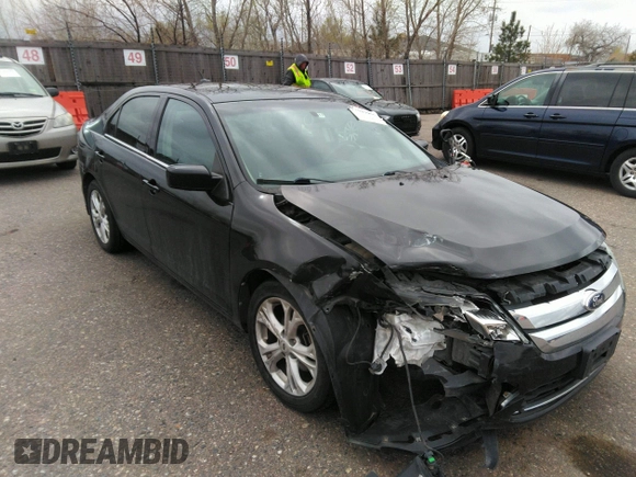 2012 Ford Fusion SE with VIN 3FAHP0HA4CR413738, listed as a IAAI auction lot 41957955 with 79,684 mi miles and . Bid and sale history available at DreamBid. Image 1.