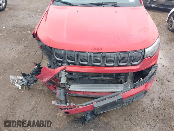 2022 Jeep Compass High Altitude with VIN 3C4NJDCB1NT213153, listed as a IAAI auction lot 41605539 with 36,519 mi miles and . Bid and sale history available at DreamBid. Image 18.