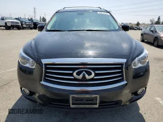 2014 Infiniti QX60 with VIN 5N1AL0MN5EC503803, listed as a Copart auction lot 59817765 with 106,968 mi miles and Salvage title. Bid and sale history available at DreamBid. Image 5.