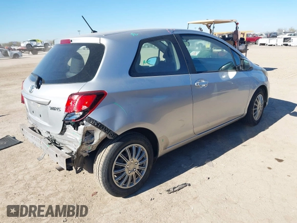 2015 Toyota Yaris L with VIN VNKJTUD38FA020465, listed as a IAAI auction lot 41416577 with 142,751 mi miles and . Bid and sale history available at DreamBid. Image 4.
