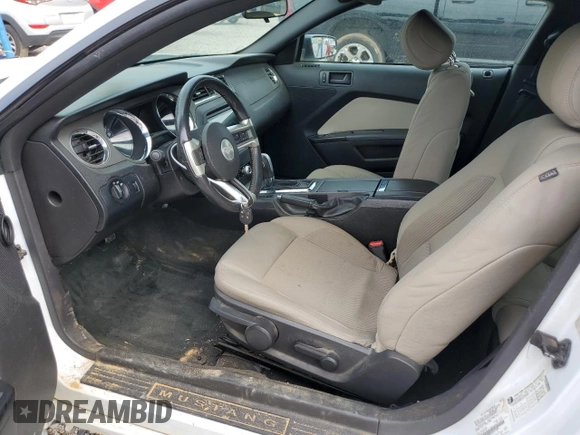 2014 Ford Mustang V6 with VIN 1ZVBP8AMXE5315092, listed as a Copart auction lot 58765755 with 177,060 mi miles and Salvage title. Bid and sale history available at DreamBid. Image 7.