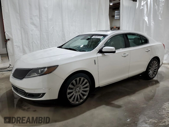 2015 Lincoln MKS with VIN 1LNHL9DK1FG600600, listed as a Copart auction lot 85539154 with 146,374 mi miles and Salvage Title. Bid and sale history available at carsss.com. Image 1.