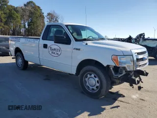 2013 Ford F-150 XL with VIN 1FTNF1CF7DKE24893, listed as a Copart auction lot 44998155 with 175,224 mi miles and Salvage Title. Bid and sale history available at carsss.com. Image 4.