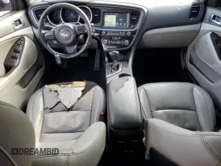 2015 Kia Optima EX with VIN 5XXGN4A74FG371639, listed as a Copart auction lot 47735465 with 186,153 mi miles and Salvage Title. Bid and sale history available at carsss.com. Image 8.