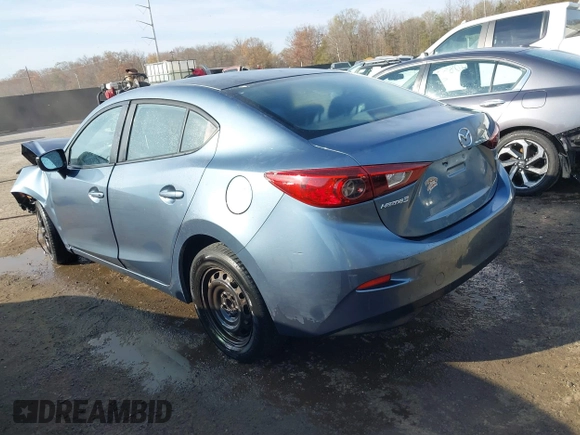 2015 Mazda 3 i SV with VIN JM1BM1T78F1271497, listed as a IAAI auction lot 40878398 with 127,617 mi miles. Bid and sale history available at carsss.com. Image 3.
