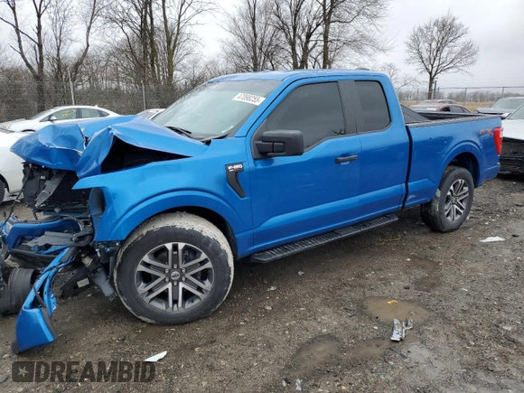 2021 Ford F-150 XL с VIN 1FTEX1CP2MKE10776, выставлен на аукционе Copart как лот 47098255 с пробегом 49 857 миль миль и Списание • Salvage title. История ставок и продаж доступна на DreamBid. Изображение 1.