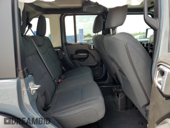 2024 Jeep Wrangler Sport S with VIN 1C4PJXDG3RW229567, listed as a Copart auction lot 55307335 with 7,797 mi miles and Salvage Title. Bid and sale history available at DreamBid. Image 10.