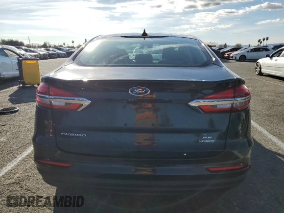 2020 Ford Fusion Hybrid SE with VIN 3FA6P0LU1LR148964, listed as a Copart auction lot 43479143 with 0 mi miles. Bid and sale history available at carsss.com. Image 6.