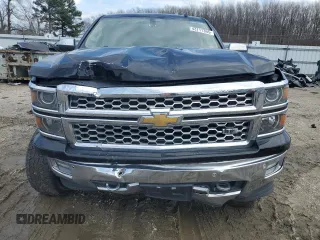 2014 Chevrolet Silverado 1500 LTZ with VIN 1GCVKSEC8EZ156725, listed as a Copart auction lot 43711365 with 127,224 mi miles and Salvage Title. Bid and sale history available at DreamBid. Image 5.