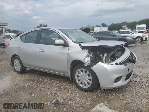 2012 Nissan Versa SV with VIN 3N1CN7AP9CL875493, listed as a Copart auction lot 63058395 with 204,253 mi miles and Salvage title. Bid and sale history available at DreamBid. Image 4.