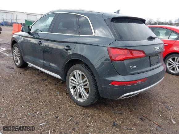 2018 Audi Q5 Premium Plus with VIN WA1BNAFY7J2225383, listed as a IAAI auction lot 41946803 with 72,127 mi miles. Bid and sale history available at carsss.com. Image 3.
