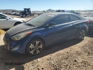2013 Hyundai Elantra Coupe SE with VIN KMHDH6AE2DU016461, listed as a Copart auction lot 80578204 with 128,925 mi miles and Salvage Title. Bid and sale history available at carsss.com. Image 1.