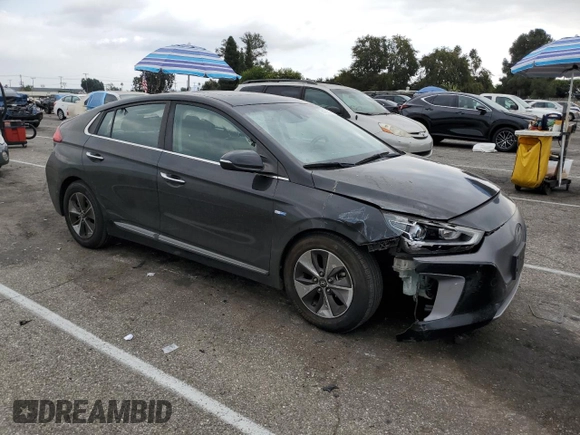 2019 Hyundai Ioniq Limited z VIN KMHC05LH6KU032986, wystawiony jako Copart lot #76470124 z przebiegiem 68 797 mil mil oraz Szkoda całkowita • Salvage title. Historia ofert i sprzedaży dostępna na DreamBid. Obrazek 4.