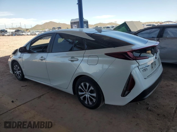 2021 Toyota Prius LE with VIN JTDKAMFP1M3186315, listed as a Copart auction lot 61125795 with 283,715 mi miles and Salvage title. Bid and sale history available at DreamBid. Image 2.