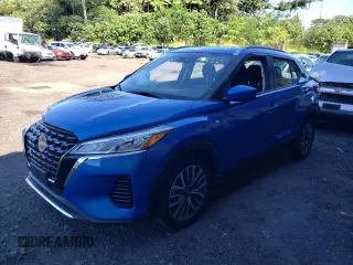 2024 Nissan Kicks SV z VIN 3N1CP5CV8RL551213, wystawiony jako Copart lot #59820185 z przebiegiem 16 379 mil mil oraz Czysty tytuł • Clean title. Historia ofert i sprzedaży dostępna na DreamBid. Obrazek 1.