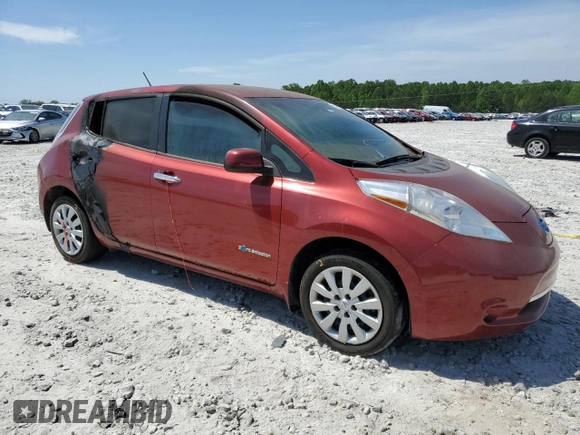 2015 Nissan LEAF S z VIN 1N4AZ0CP5FC308085, wystawiony jako Copart lot #53683985 z przebiegiem Nie podano mil oraz Szkody całkowita. Historia ofert i sprzedaży dostępna na DreamBid. Obrazek 4.