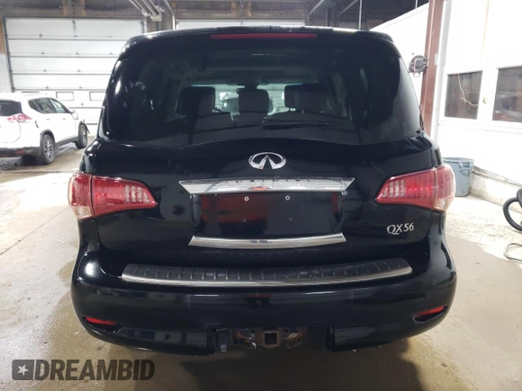 2012 Infiniti QX56 8-passenger z VIN JN8AZ2NC7C9316797, wystawiony jako Copart lot #49735415 z przebiegiem 174 598 mil mil oraz Czysty tytuł • Clean title. Historia ofert i sprzedaży dostępna na DreamBid. Obrazek 6.