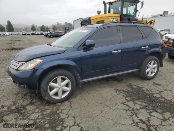 2005 Nissan Murano S with VIN JN8AZ08WX5W443784, listed as a Copart auction lot 85924974 with 194,197 mi miles and Salvage Title. Bid and sale history available at carsss.com. Image 1.