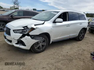 2017 Infiniti QX60 with VIN 5N1DL0MM3HC544214, listed as a Copart auction lot 53092225 with 46,800 mi miles and Salvage Title. Bid and sale history available at DreamBid. Image 1.