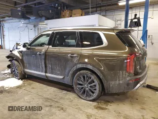 2022 Kia Telluride SX with VIN 5XYP5DHC2NG235782, listed as a Copart auction lot 46151635 with 28,531 mi miles and Salvage Title. Bid and sale history available at carsss.com. Image 2.
