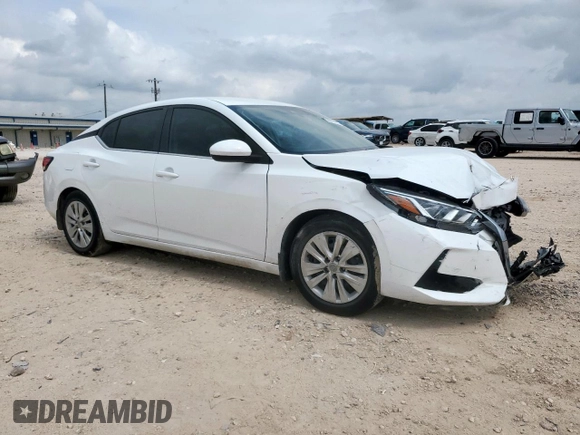 2022 Nissan Sentra S z VIN 3N1AB8BVXNY239593, wystawiony jako Copart lot #59677735 z przebiegiem 48 818 mil mil oraz Szkoda całkowita • Salvage title. Historia ofert i sprzedaży dostępna na DreamBid. Obrazek 4.