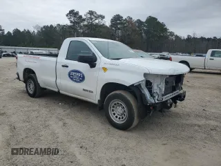 2023 Chevrolet Silverado 1500 Work Truck with VIN 3GCNAAED0PG104319, listed as a Copart auction lot 42690305 with 24,108 mi miles and Salvage Title. Bid and sale history available at carsss.com. Image 4.