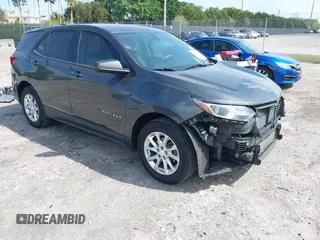 2019 Chevrolet Equinox LS with VIN 2GNAXHEV2K6302216, listed as a IAAI auction lot 41971214 with 49,004 mi miles and . Bid and sale history available at carsss.com. Image 1.