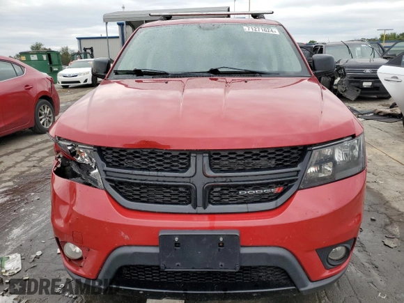 2015 Dodge Journey SXT with VIN 3C4PDCCG3FT518628, listed as a Copart auction lot 71271624 with 97,386 mi miles and Salvage title. Bid and sale history available at DreamBid. Image 5.