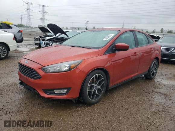2018 Ford Focus SE with VIN 1FADP3FE6JL276125, listed as a Copart auction lot 59358325 with 155,208 mi miles and Salvage title. Bid and sale history available at DreamBid. Image 1.